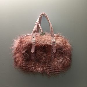 Maggie B Faux Fur purse​